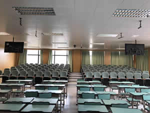 花都保利小学学生课桌椅图片